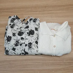 ◇ 《 ems excite まとめ売り2点セット サイズF シンプル 大人 ガーリー ブラウス/カーディガン レディース 》 E  【1306260005045】