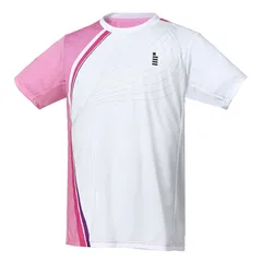GOSEN(ゴーセン) ゲームシャツ テニス・バドミントン アパレル(メンズ・ユニ) (T2522)、(81)ピンク