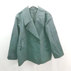 ◇ UNIQLO ユニクロ シンプル アウター カジュアル 長袖 コート サイズL グリーン メンズ E  【1306260006196】