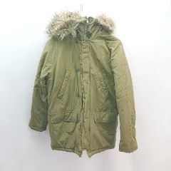 ◇ Gap ギャップ コラボジャケット カジュアル 厚手　冬物 毛 長袖 ジャケット サイズXS カーキ メンズ E  【1306260005830】