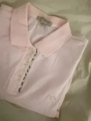 バーバリー ピンク色 半袖 ポロTシャツ いちごミルク