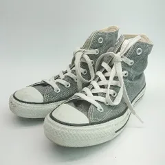 ◇ Converse オールスター ハイカット カジュアル オールシーズン スニーカー サイズ24 グレー レディース E  【1306260007971】