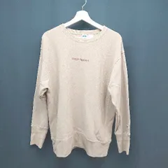 ◇ RUSSELL ATHLETIC ラウンドネック オーバーサイズ カジュアル 長袖 トレーナー サイズF ライトブラウン レディース E  【1306260010025】