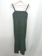 ◇ ◎●未使用● apres jour カジュアル デニム シンプル ロング丈 ワンピース サイズM ブラック レディース E  【1306260013491】