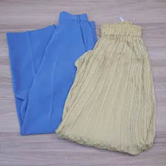 ◇ 《 LOWRYS FARM まとめ売り２点セット サイズM 裏地あり ウエストゴム オフィス スラックス/スカート レディース 》 E  【1306260016010】