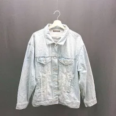 ◇ GORGE ゴージ デニム はおり 春夏 レトロ カジュアル ボーイッシュ 長袖 ジャケット サイズM ブルー レディース E  【1306260019226】