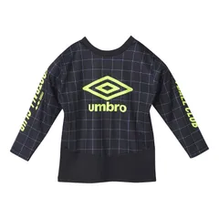 umbro(アンブロ) はじめてプラクティスシャツ サッカー/フットボール 長袖シャツ／ポロシャツ (UF4FLS54J)、(BK00)ブラック