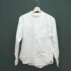 ◇ URBAN RESEARCH ROSSO カジュアル シンプル 爽やか 無地 長袖 シャツ サイズS ホワイト メンズ E  【1306260023919】