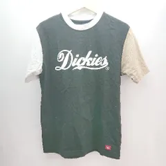 ◇ Dickies ディッキーズ ロゴ シンプル カジュアル ゆったりめ ラフ 半袖 Tシャツ サイズM ブラック系 レディース E  【1306260024527】
