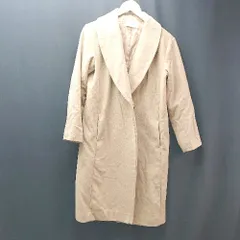 ◇ FRAY I.D フレイ アイディー シンプル きれいめ ゆったりめ カジュアル 長袖 コート サイズF ブラウン レディース E  【1306260024824】