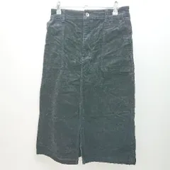 ◇ Alma Design ファスナーあり ウエストゴム 大人っぽい ひざ丈 タイト スカート サイズL ブラック レディース E  【1306260025371】