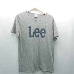 ◇ Lee リー スポーティ カジュアル ラフ 定番 シンプル 半袖 Tシャツ サイズM グレー レディース メンズ E  【1306260027634】