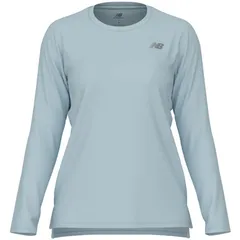 New Balance ニューバランス 53 Sport Essentials ロングスリーブTシャツ 陸上・ランニング ロングＴシャツウィメンズ wt41225-frl、フロステッドグラス