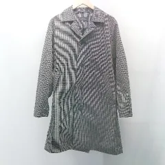 ◇ GLOBAL WORK 秋コーデ チェック柄 大人っぽい 長袖 ジャケット サイズL ブラック/ホワイト レディース E  【1306260033215】