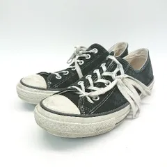 ◇ CONVERSE ALLSTAR ローカット 定番シルエット スニーカー サイズ8 ブラック/ホワイト メンズ E  【1306260034151】