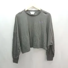 ◇ CIAOPANIC TYPY ラウンドネック バックプリント ビックシルエット 長袖 Tシャツ サイズONE グレー レディース E  【1306260034090】