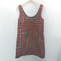 ◇ JILLSTUART ジル スチュアート ケーブル 裏地 起毛 シンプル ノースリーブ カットソー サイズ2 レッド レディース E  【1306260036940】のサムネイル