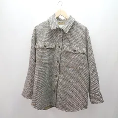 ◇ Simplicite 厚手 チェック柄 裏地 起毛 ボタン 胸ポケッ シンプルト 長袖 ジャケット 表記なし ブラウン レディース E  【1306260038012】