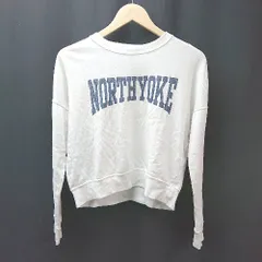 ◇ Champion チャンピオン ゆったりめ カジュアル シンプル きれいめ 長袖 トレーナー サイズFREE ホワイト レディース E  【1306260041623】