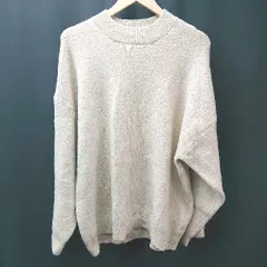 ◇ SELECT MOCA セレクトモカ ゆったりめ シンプル きれいめ かわいい 長袖 ニット サイズF ベージュ レディース E  【1306260042651】
