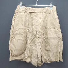 ◇ BEAUTY&YOUTHUNITEDARROWS ハイウエスト ツータック 無地 パンツ サイズM ブラウン レディース E  【1306260047083】