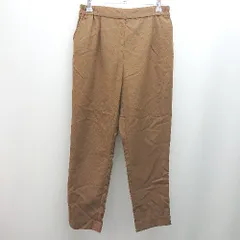 ◇ RBAN RESEARCH Sonny Label シンプル カジュアル 綺麗め オフィス テーパード パンツ サイズ38 ブラウン レディース E  【1306260049780】
