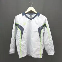 ◇ adidas アディダス キッズ ナイロン シャカシャカ スポーツ 長袖 カットソー サイズ150 グレー系 メンズ E  【1306260049575】