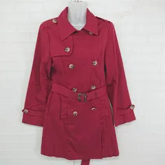 ◇ ◎ DOSCH ドスチ カラフル 押し色 長袖 コート サイズL レッド レディース E  【1306270002362】