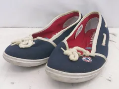 ◇ le coq sportif ルコックスポルティフ デッキシューズ スニーカー 23.5㎝ ネイビー レディース E  【1306270010282】