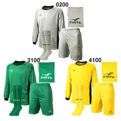 フィンタ FINTA  キーパー3点セット  サッカー キーパーウェア  (FT5982)、(0200)グレー