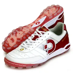 デスポルチ Desporte  サンルイスLL TF LTD  フットサルシューズ 屋外用  23FW (DS2046 P-WHT/D-RED)、23.0cm