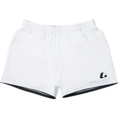 ルーセント LUCENT Ladies ショートパンツ(ホワイト) テニスショート・3 4パンツ (XLS3080)、ﾎﾜｲﾄ