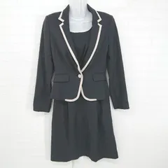 ◇ SILPLAIRE フォーマル 入卒園 入卒園 ジャケット ワンピース アンサンブル サイズ7AR ブラック レディース P  【1307040006870】