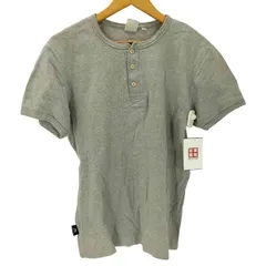 アヴィレックス AVIREX S/S ヘンリーネック ワッフル サーマル カットソー Tシャツ メンズ import：L 