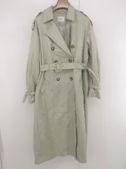 ◇ ◎ MURUA ムルーア 春色 ダブルボタン 長袖 ロング コート サイズF グリーン系 レディース P  【1307040012338】のサムネイル