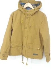 ◇ CUBE SUGAR カジュアル 中綿 フーディ 長袖 ジップアップ ジャケット サイズM イエローベージュ系 レディース P  【1307040011782】