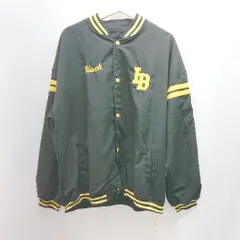 ◇ ◎ ●未使用● epicks 刺繍 スタジャン オーバーサイズ ルーズ 韓国 長袖 ジャケット サイズ2XL ブラック レディース E  【1307040036150】