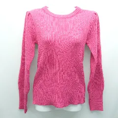 ◇ ◎ ●未使用● ciaopanic typy セーター ニット クルーネック リブ編み 長袖 ニット サイズone ピンク レディース E  【1307040036600】