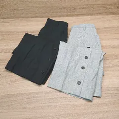 ◇ 《 MAYSON GREY メイソングレイ まとめ売り２点セット サイズ 0 カジュアル 無地 ストレートパンツ レディース 》 E  【1307040042564】
