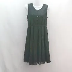 ◇ axes femme カジュアル シンプル 夏 総レース レジャー ミディアム丈 ワンピース サイズM ブラック レディース E  【1307040043110】