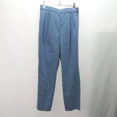 ◇ GLOBAL WORK カジュアル シンプル バックゴム パンツ サイズL ブルー レディース E  【1307040043998】