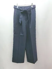 ◇ ◎ ViS ビス カジュアル シンプル バックゴム ワンタック パンツ サイズM ネイビー レディース E  【1307040044360】