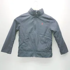◇ POLO RALPH LAUREN キッズ 子供服 秋冬 防寒 刺繡 フード 長袖 ジャケット サイズ5 ネイビー メンズ E  【1307040044902】