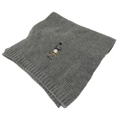 ポロラルフローレン POLO RALPH LAUREN ポロベア 刺繍 ナイロンウール マフラー メンズ 表記無 