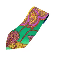 ジャンニヴェルサーチ GIANNI VERSACE ペイズリーシルクネクタイ メンズ 表記無 
