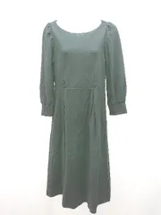 ◇ Sweet Mommy スウィートマミー ストレッチ素材 大人 おしゃれ 長袖 ロング ワンピース サイズM ブラック レディース E  【1307040051320】