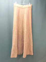 ◇ URBAN RESEARCH Sonny Label ニット ウエストゴム ナチュラル ロング丈 タイト スカート サイズF ブラウン レディース E  【1307040055120】