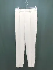 ◇ UNIQLO ユニクロ ウエストゴム ワンタック ストレッチ 薄手 シンプル 綺麗め パンツ サイズS ベージュ レディース E  【1307040057131】