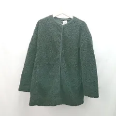 ◇ GAP ギャップ ボア生地 冬物 生地厚手 オーバーサイズ 長袖 ブルゾン サイズS ブラック レディース E  【1307040060551】