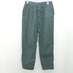 ◇ Samansa Mos2 blue サマンサモスモス ブルー ウエストゴム シンプル テーパード パンツ サイズF ネイビー レディース E  【1307040063477】